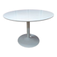 Table à manger ronde blanche 4 ou 6 personnes