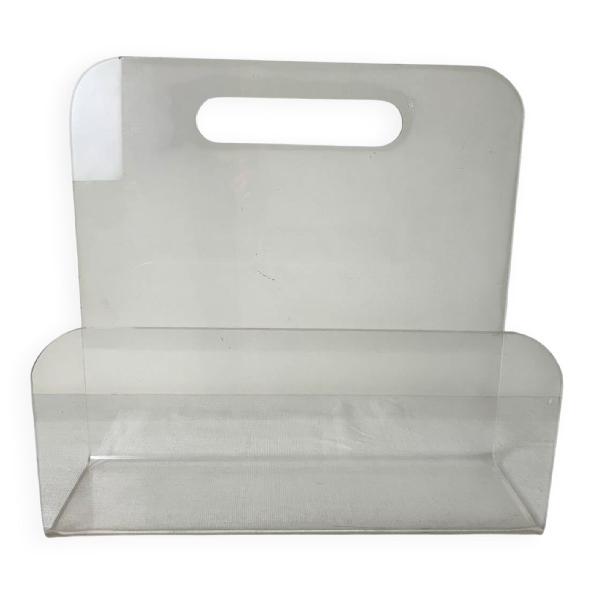 Plexiglass magazine rack