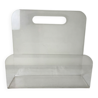 Plexiglass magazine rack