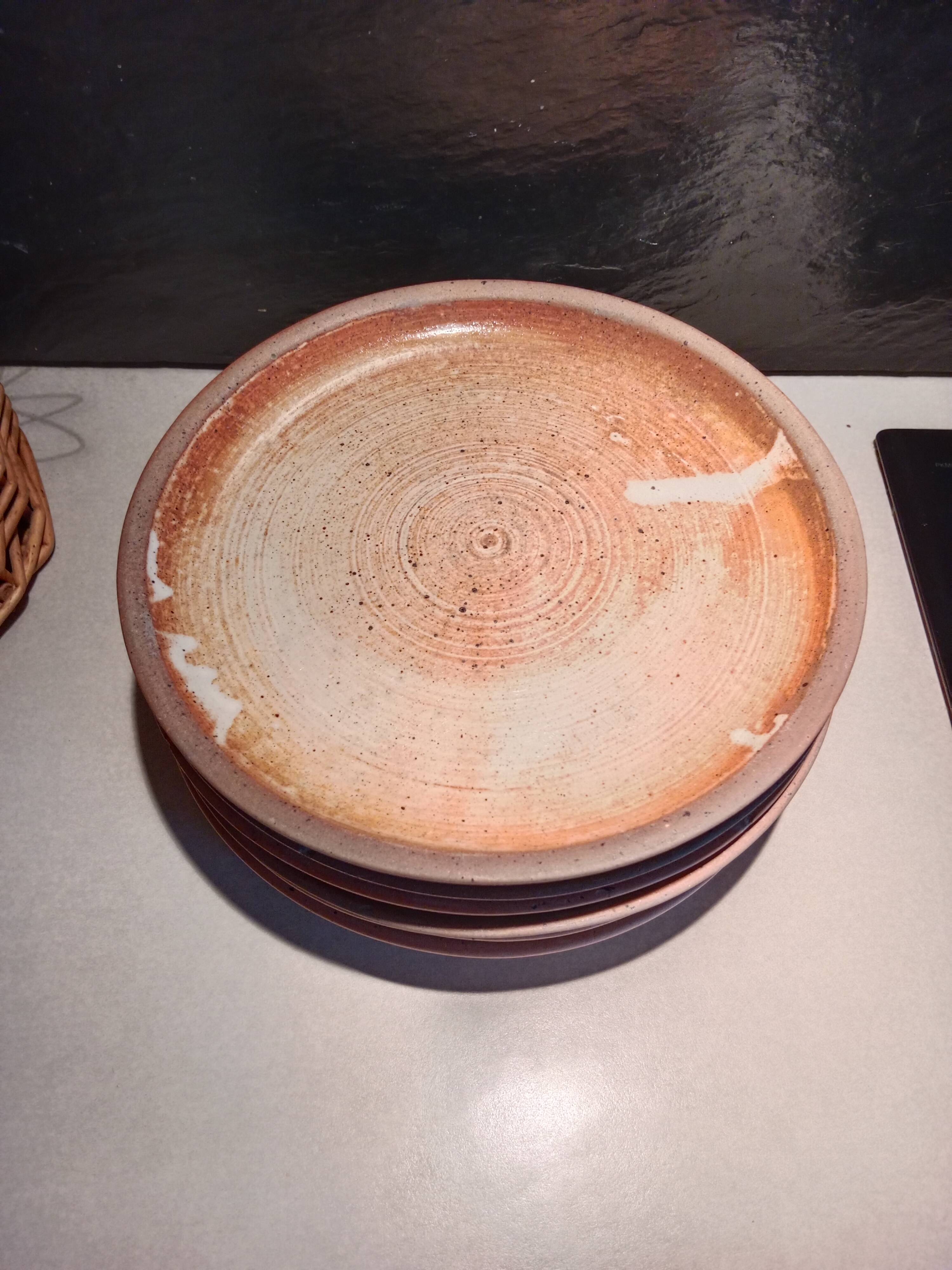 Stoneware plates