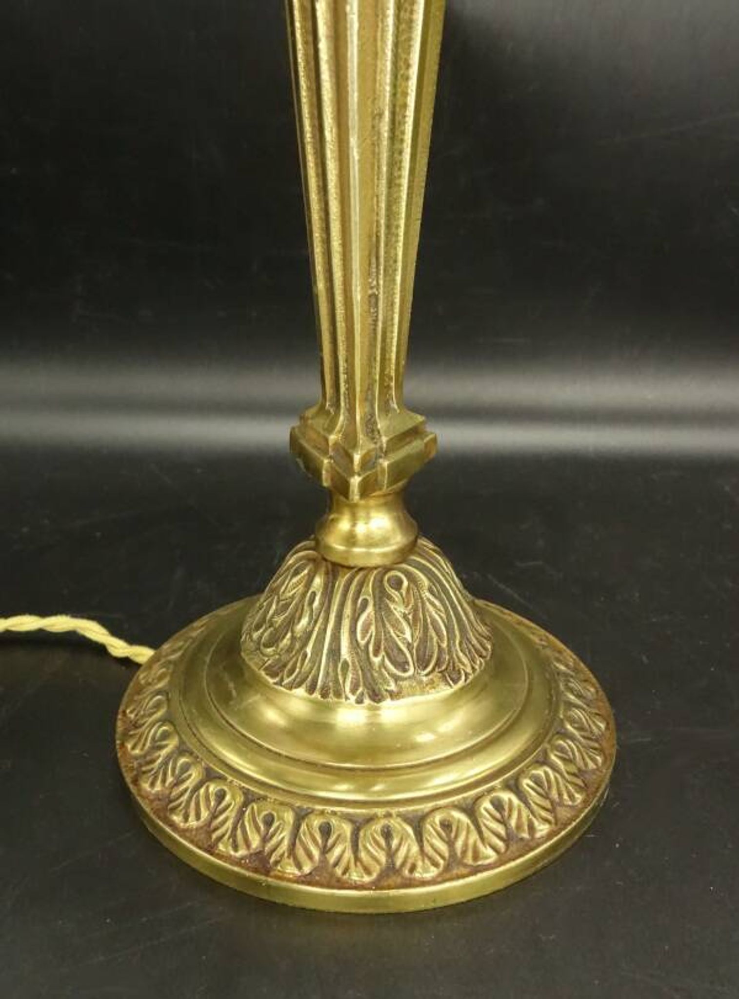Large lamp with ram's heads in Louis XVI style - gilded bronze