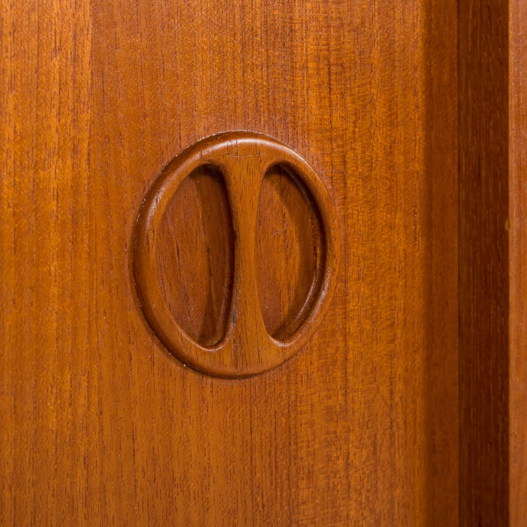 Scandinavian free standing wall unit by Sven Andersen, Norway, 1960s