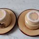 Duo of hand-painted Saint Clément 60s cups
