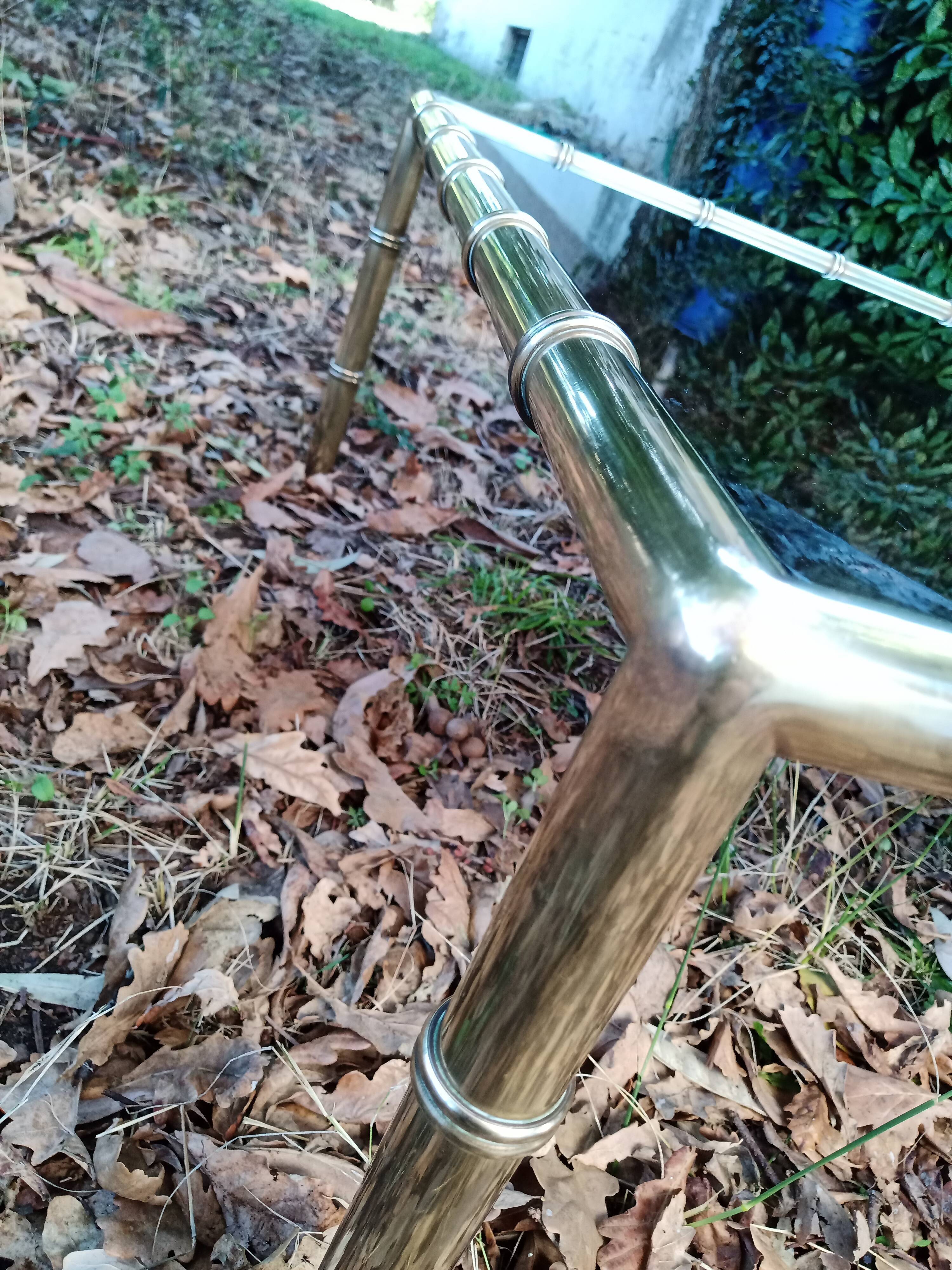 Vintage brass coffee table