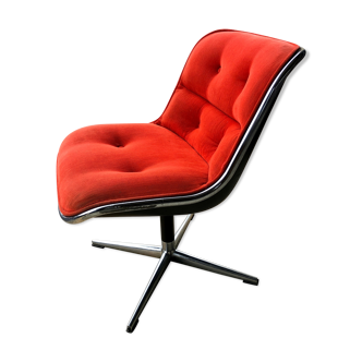 Executive chair chair Charles Pollock edition knoll 1963
