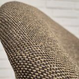 1960s, Danish armchair, furniture wool/cotton fabric, teak wood.