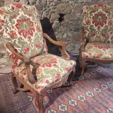 Fauteuils cabriolet style Louis XV