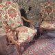 Louis XV style convertible armchairs