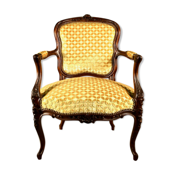 Fauteuil cabriolet de style Louis XV, XlXème