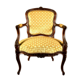 Louis XV style convertible armchair, XlXth century