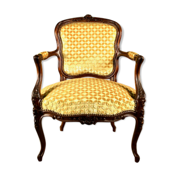 Fauteuil cabriolet de style Louis XV, XlXème