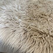 Large vintage carpet 100% pure wool Flokati with long pile from the 60s-70s.