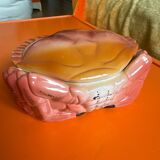 Michel Caugant crab in zoomorphic earthenware