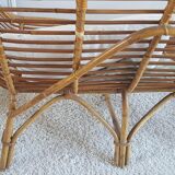 2 seater rattan bench