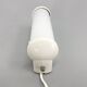 Bakelite and Milk Glass Wall Lamp, Czechoslovakia, 1950's