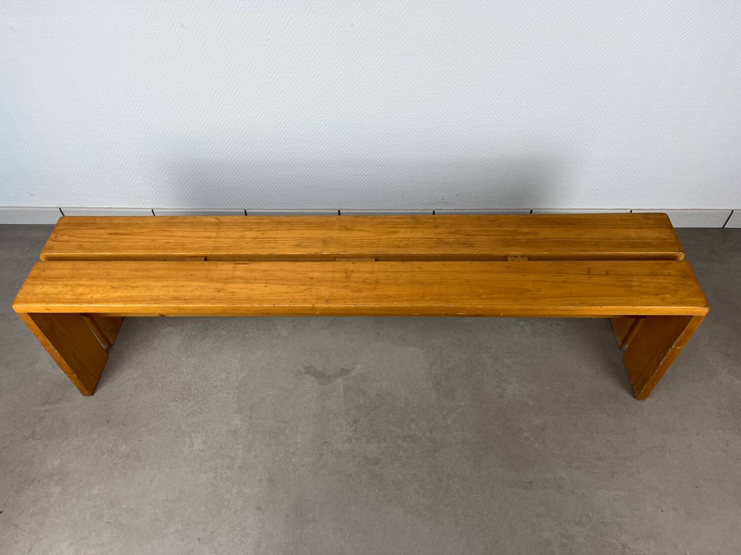 Charlotte Perriand bench for Les Arcs