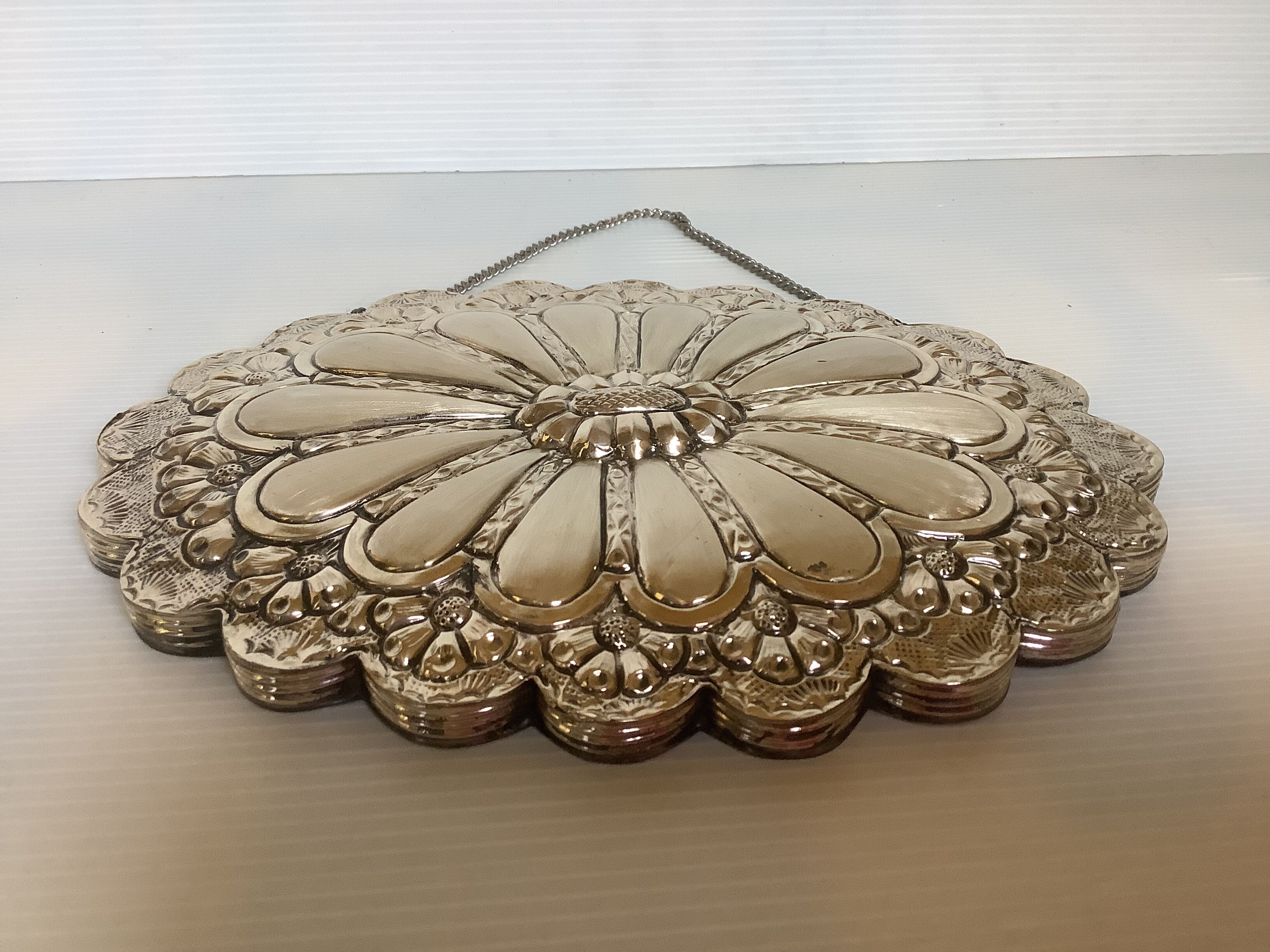 Bridal turkish mirror in silver