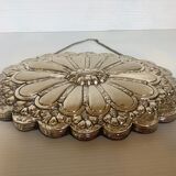 Miroir de mariée argent turc style ottoman fleurs en relief
