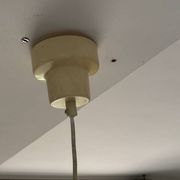 Brown Bumling pendant light by Anders Pehrson-Sweden 1960s