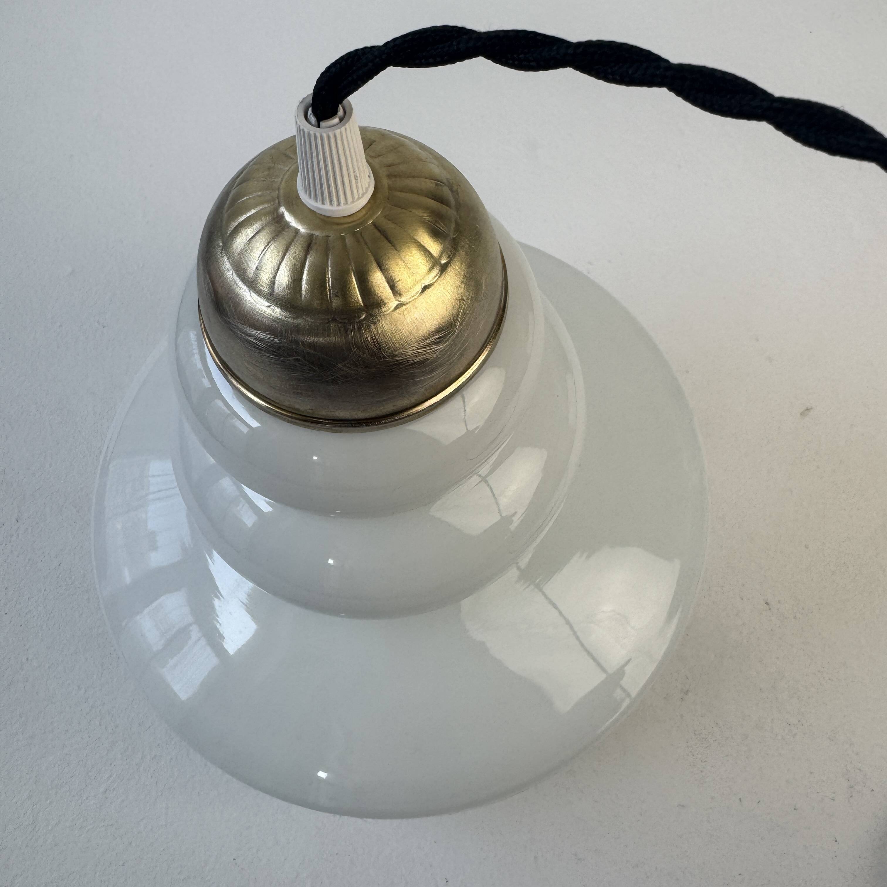 Old opaline suspension 1970 vintage