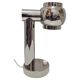 Space Age table lamp in chrome with a swivelling shade, Italy 1970s.