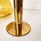 Pair of brass candle holders by Hans-Agne Jakobsson L102/32, Sweden, 1970.