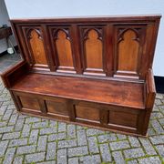 Gothic Revival Wooden Bench