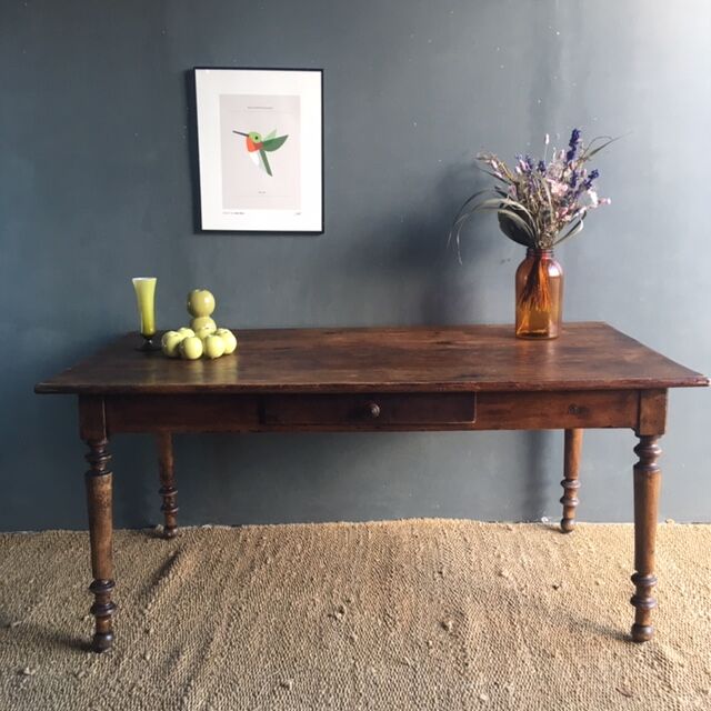 Farm table 1 drawer