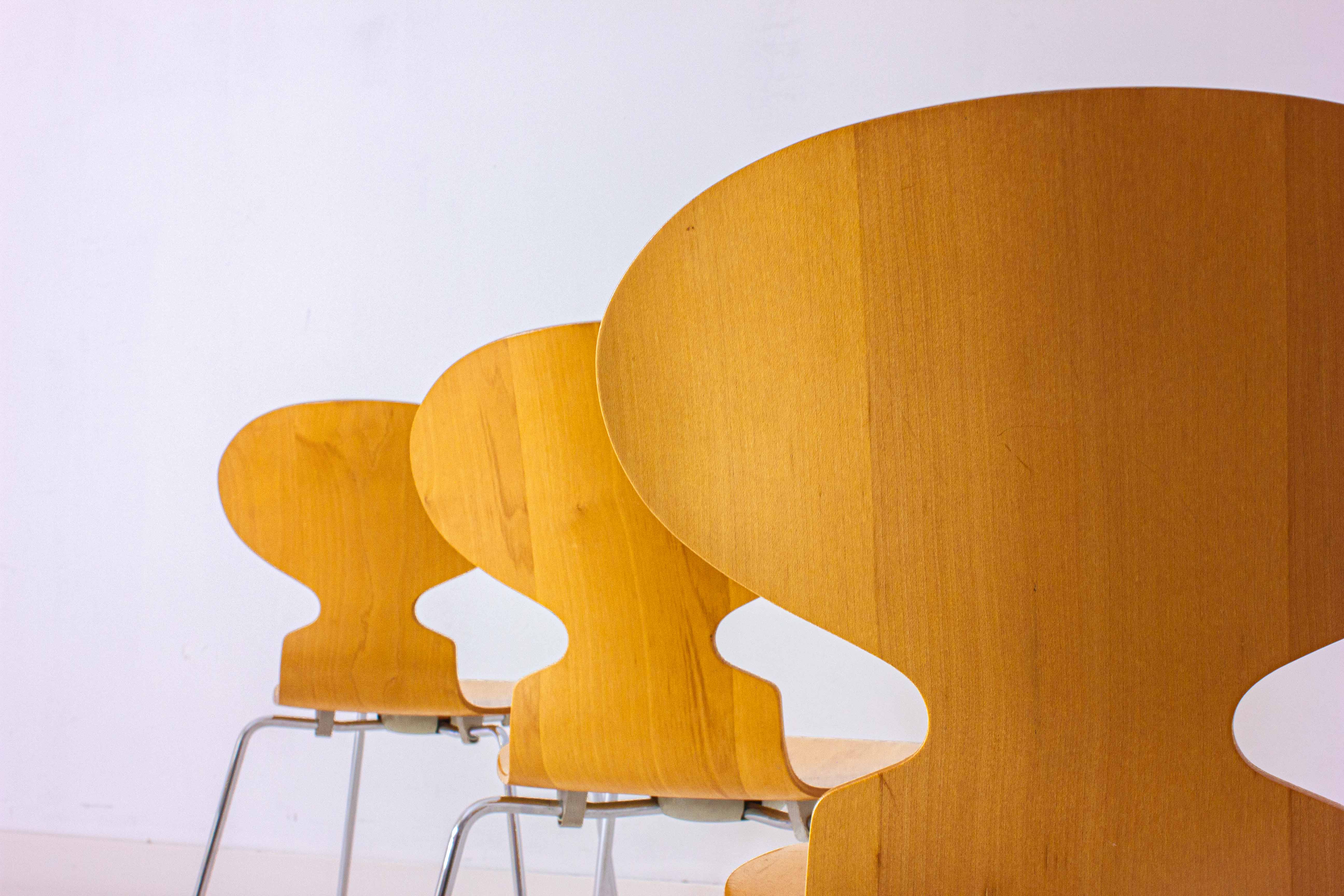 Special set of 5 Ant chairs by Fritz Hansen