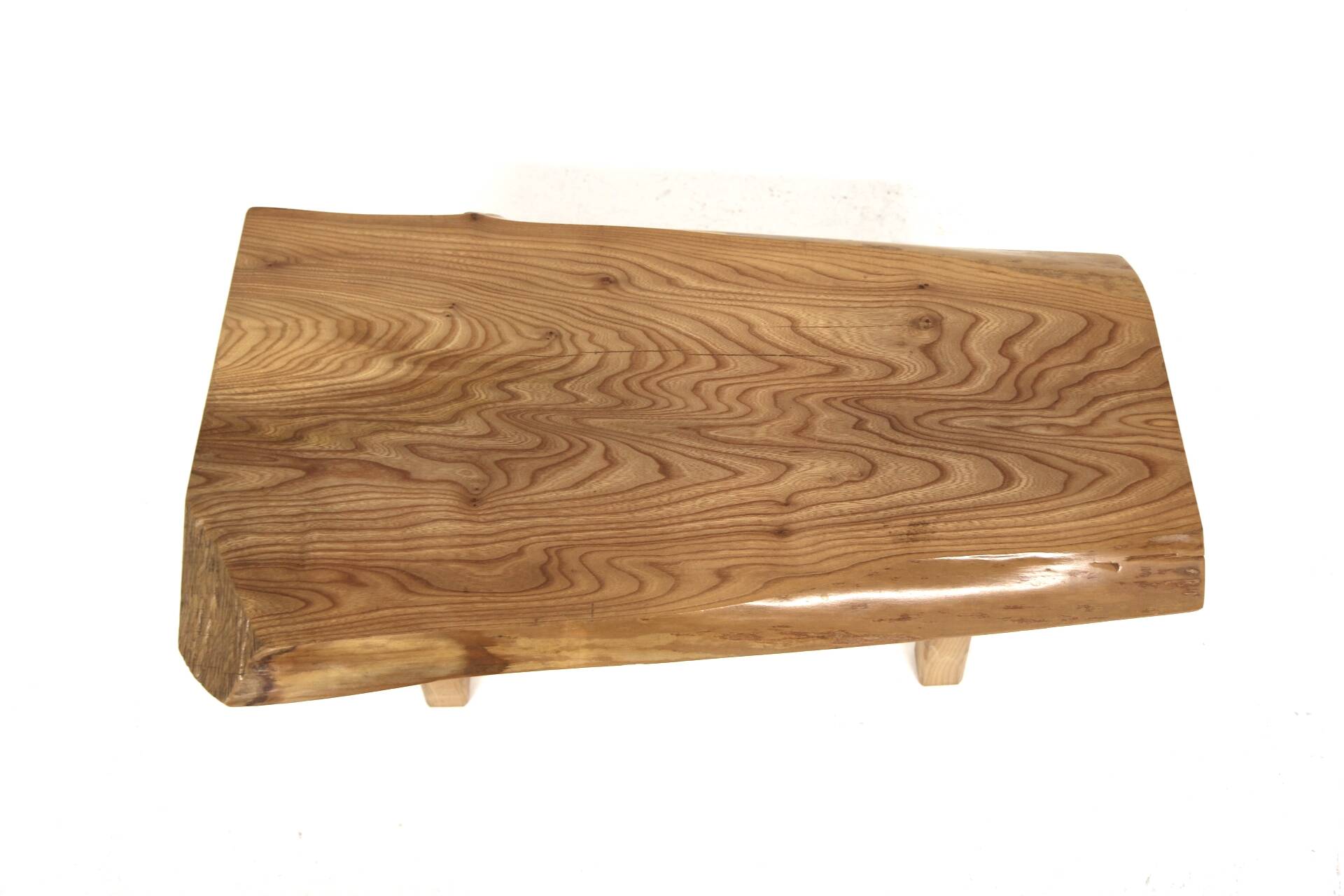 Scandinavian elm coffee table, Sweden, 1970