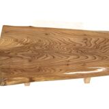 Scandinavian elm coffee table, Sweden, 1970