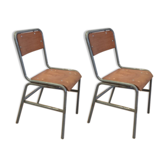 Pair of ptt workshop chairs