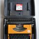 Brother deluxe 262tr orange mechanical typewriter
