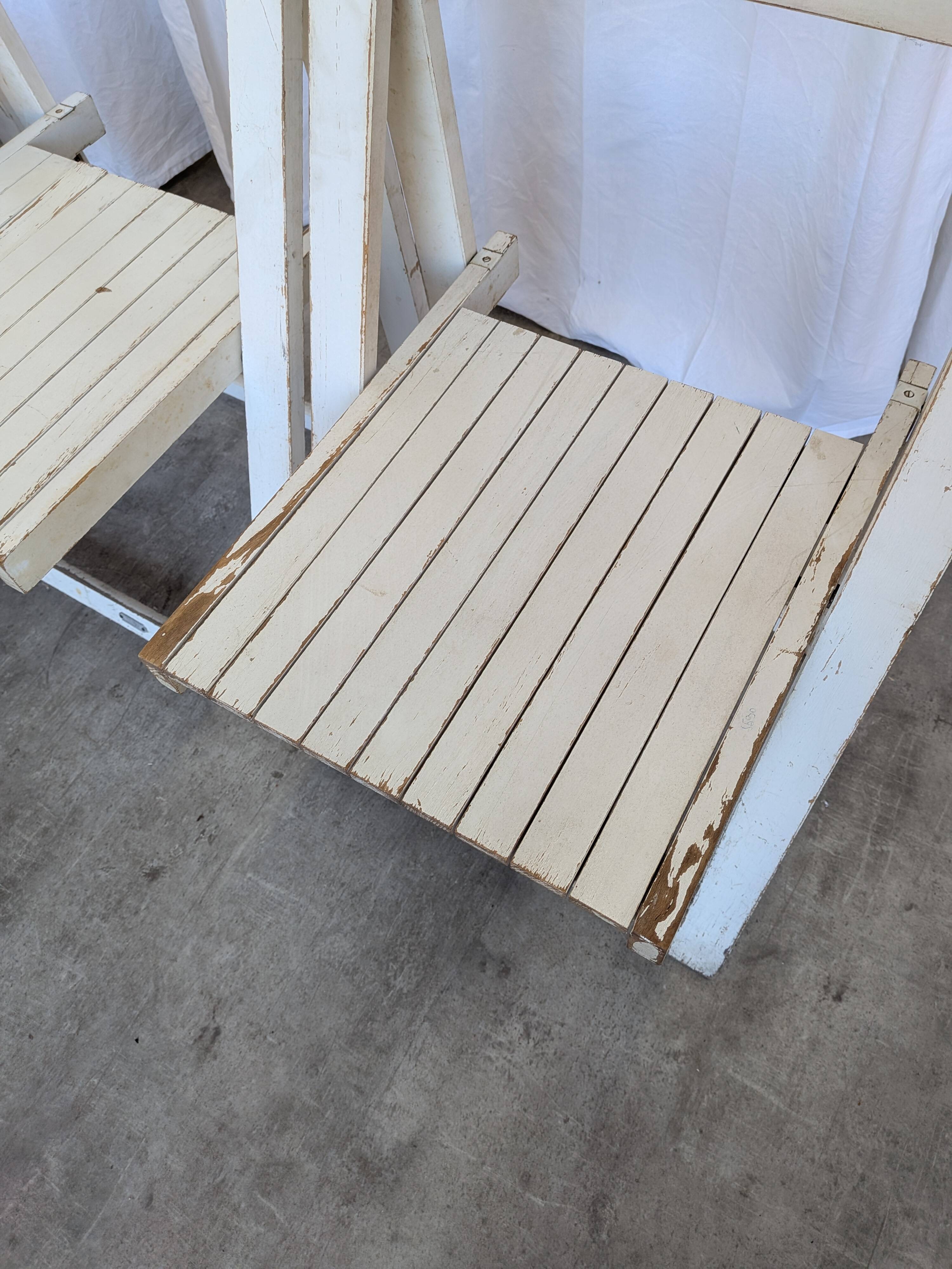 Set of 3 Vintage TRIESTE Foldable Chair by Aldo Jacober, 1970s Mid-Century