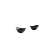 Pair of Swedish Ceramic Blue Berown Bowls by Gunnar Nylund, 1950s