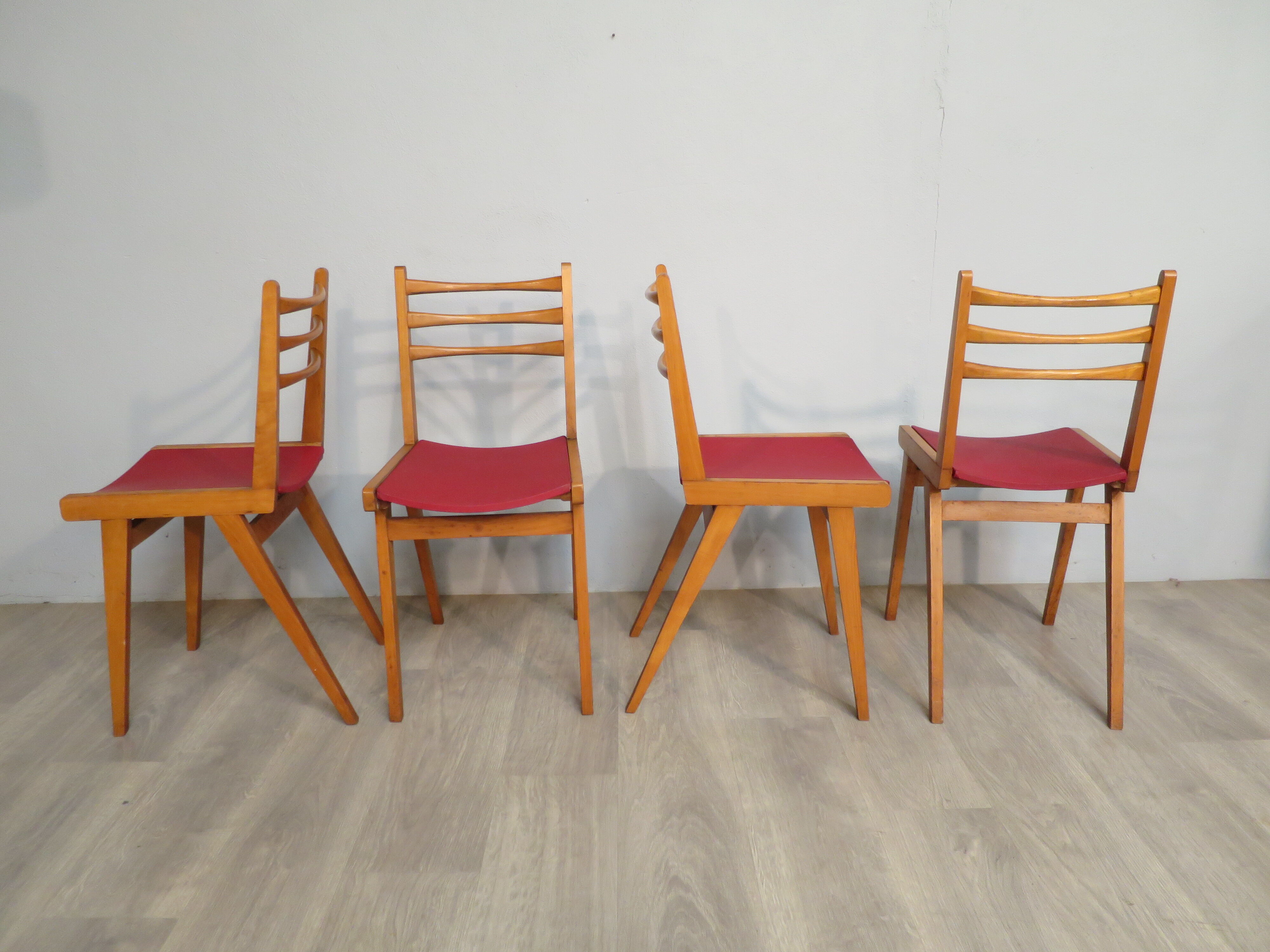 Set of 4 chairs 70