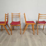 Set of 4 chairs 70