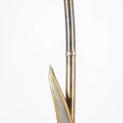 Maison Honoré. Lampadaire en laiton doré. Circa 1970.