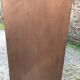 Vintage Scandinavian secretary in rosewood with drawers featuring fin-style handles.