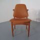 Teak and brass side chair by Arne Hovmand-Olsen for Mogens Kold, 1950s