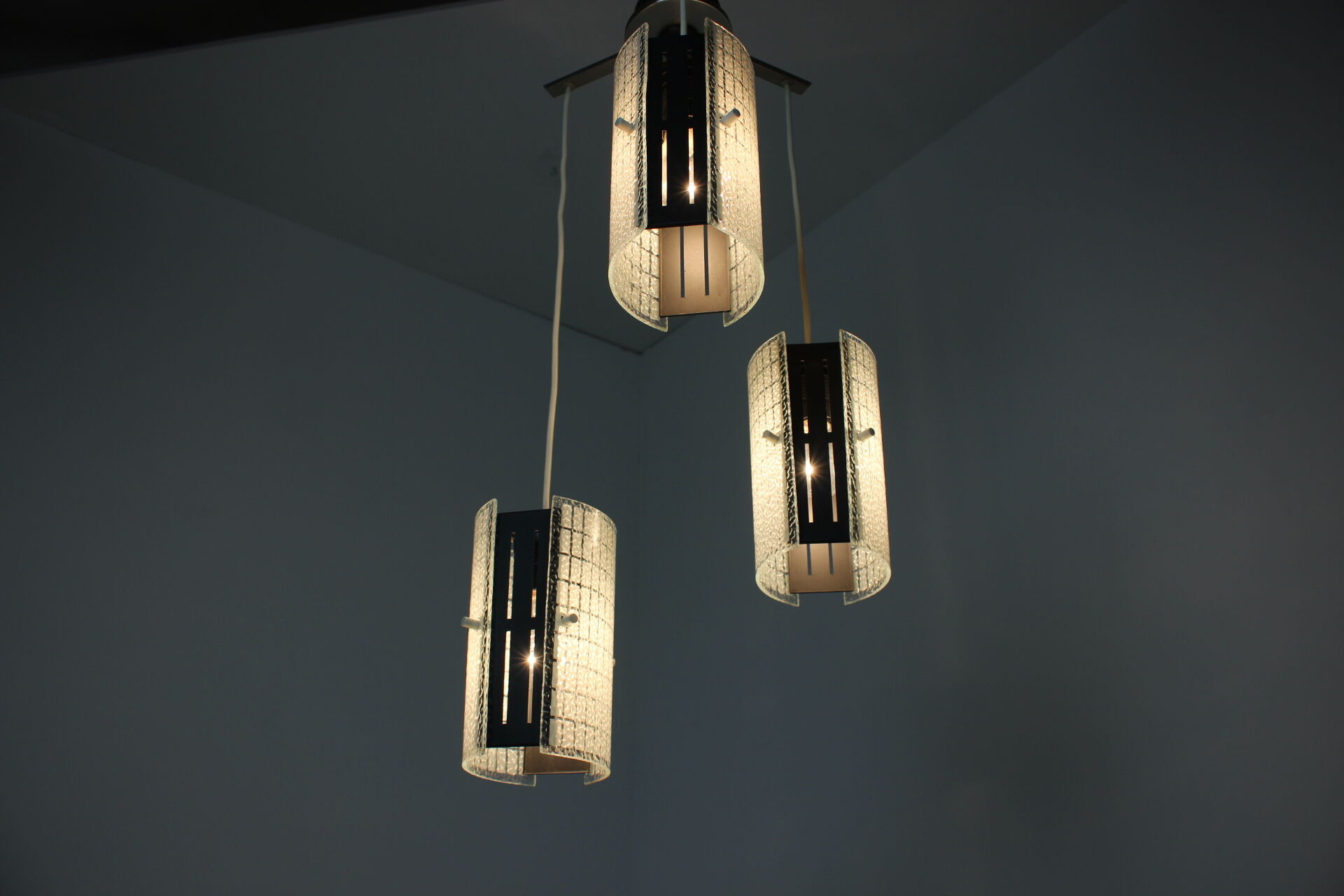 Mid-century german pendant, 1970's