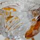 Cut and chiseled Bohemian crystal cup