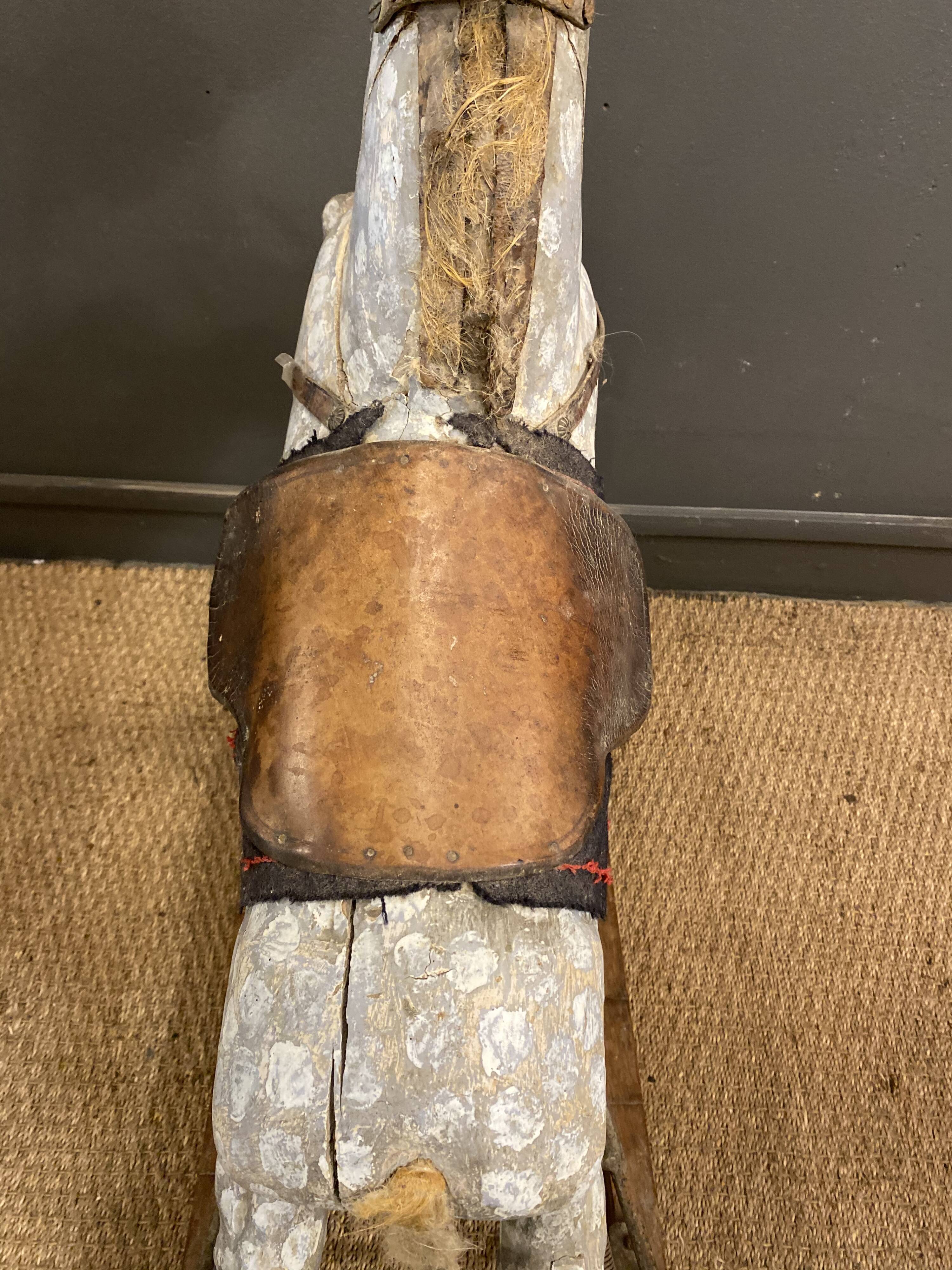 Wooden rocking horse 1900