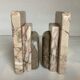 Pair of marble bookends