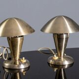 Pair of chrome table lamps, Vladimír Havel, 1960s, Czechoslovakia