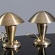 Pair of chrome table lamps, Vladimír Havel, 1960s, Czechoslovakia