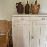 Jar and terracotta bottle