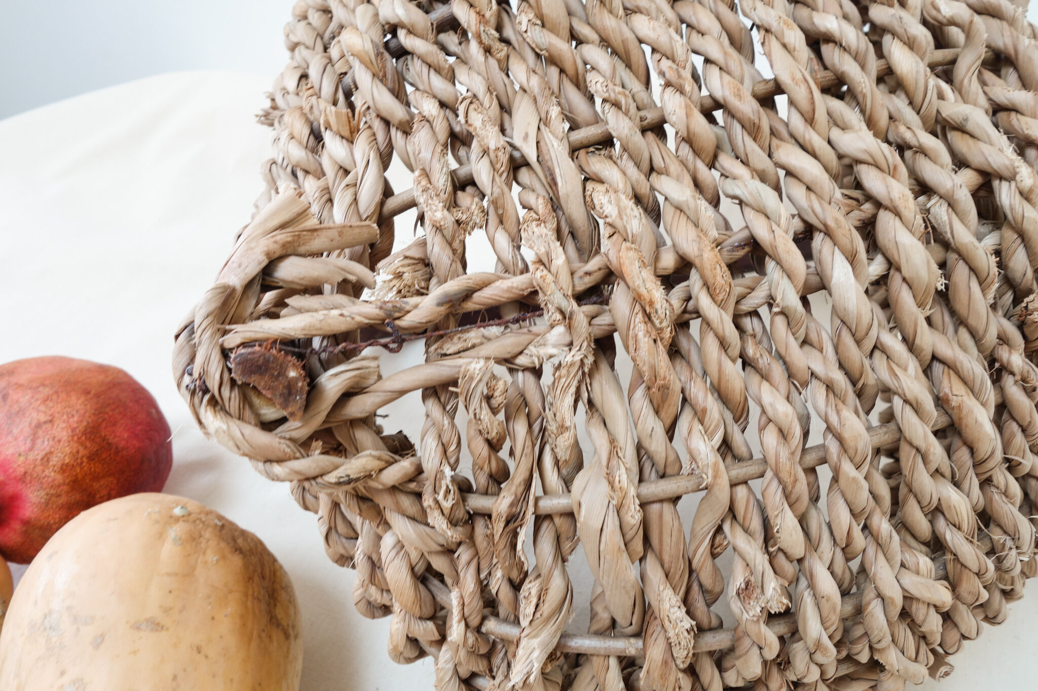 Rare 50s cord basket.