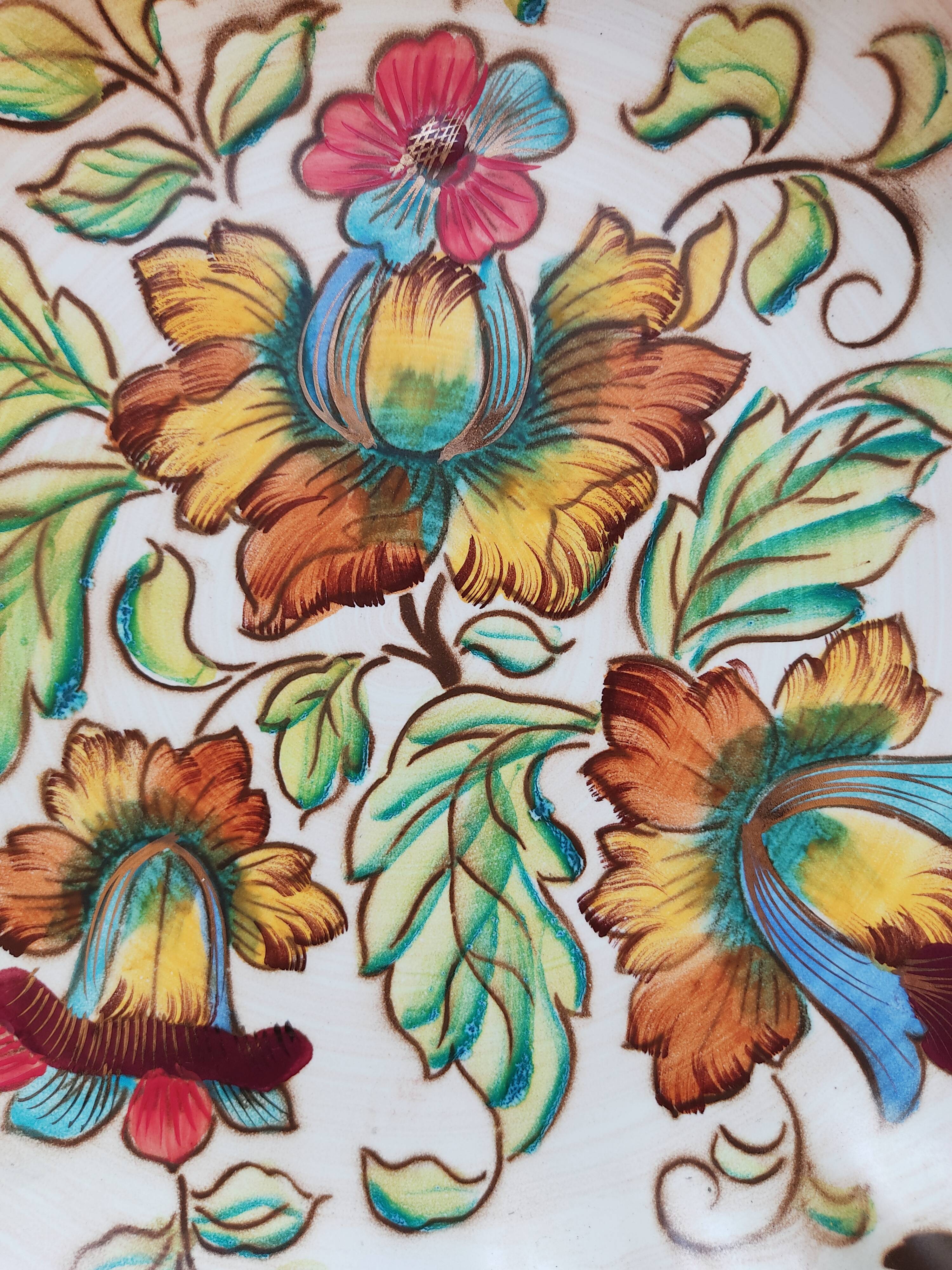 Dish Hubert Bequet décor Fabiola