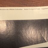 Original POSTER NAUM GABO National Museum of Modern Art in Paris 1971 / 1972 in TBE